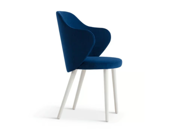 PAGE 674 - Upholstered velvet chair with armrests by Origins 1971 - view 3